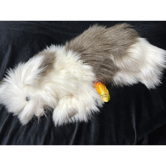 Folkmanis 20" SHEEPDOG Puppy Dog Plush Toy Doll NWT - Picture 1 of 6